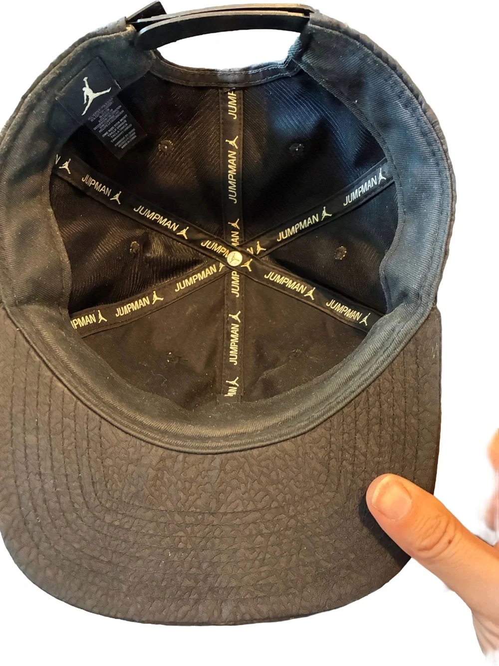 Jordan Jumpman Ingot Elephant Print Black Gold Snapback Hat